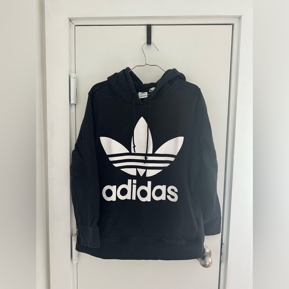 Adidas Black Hoodie size L